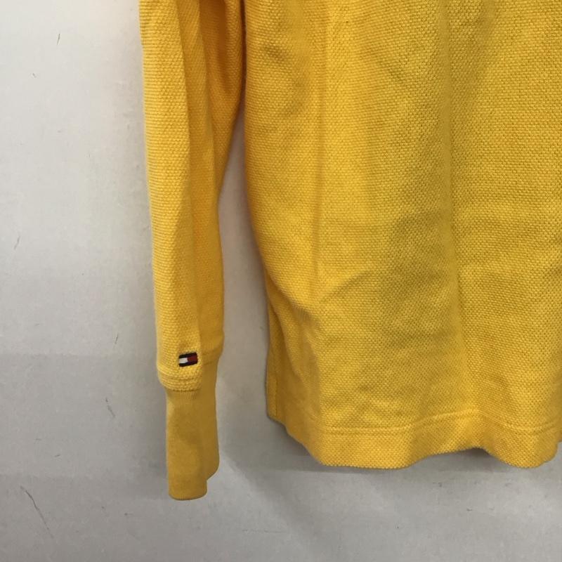 トミーヒルフィガー TOMMY HILFIGER ポロシャツ 長袖 長袖ポロシャツ 長袖カットソー カラーシャツ S 無地 黄 / イエロー / yellow X 青 / ブルー / blue X 水色 / ライトブルー / メンズ USED 古着 中古 10153571