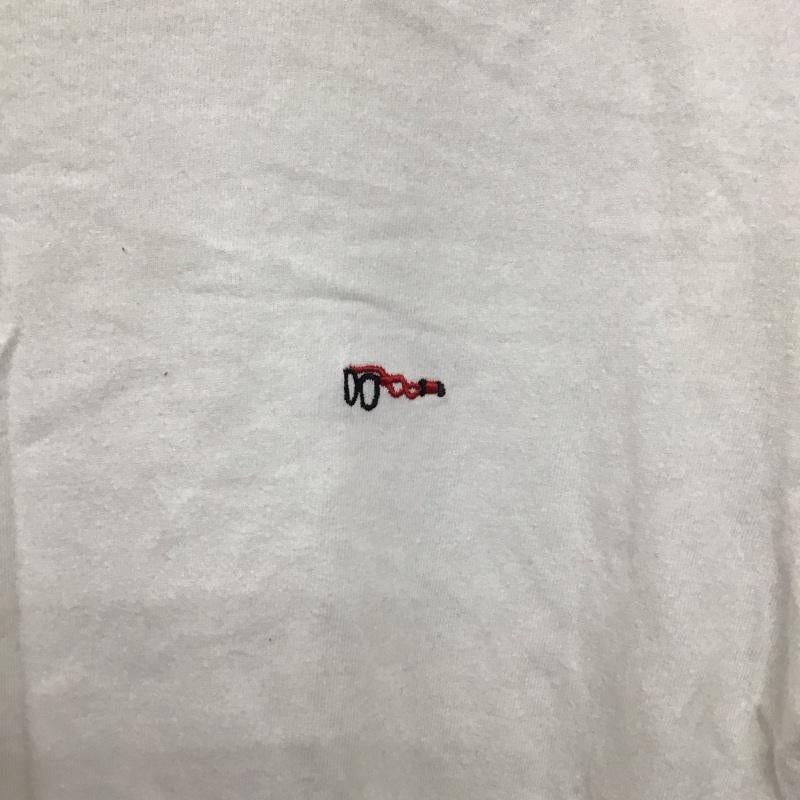 チャムス CHUMS Tシャツ 半袖 半袖カットソー プリントTシャツ クルーネックカットソー M ロゴ、文字 白 / ホワイト / white メンズ USED 古着 中古 10153572