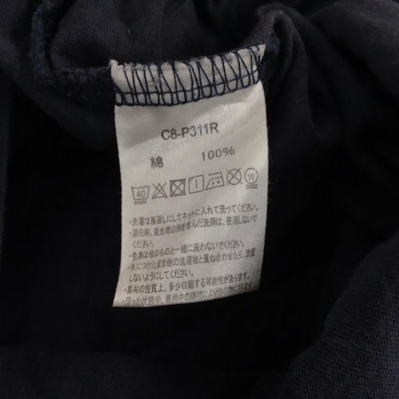チャンピオン Champion Tシャツ 半袖 半袖カットソー プリントTシャツ クルーネックカットソー XL ロゴ、文字 紺 / ネイビー / navy メンズ USED 古着 中古 10153575