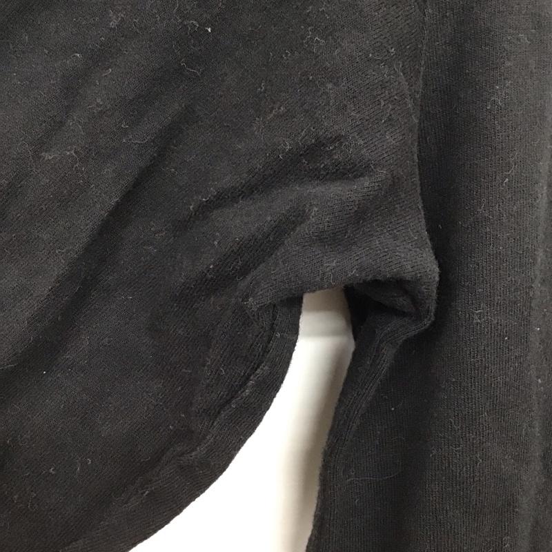 バンズ VANS カットソー 長袖 長袖カットソー プリントカットソー クルーネック S ロゴ、文字 黒 / ブラック / black メンズ USED 古着 中古 10153576