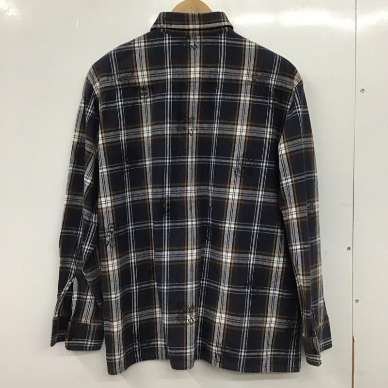 インターフェイス INTERFACE シャツ、ブラウス 長袖 長袖シャツ チェックシャツ カラーシャツ L チェック マルチカラー / マルチカラー / multicolor メンズ USED 古着 中古 10153579