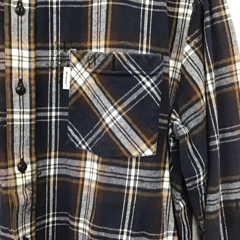 インターフェイス INTERFACE シャツ、ブラウス 長袖 長袖シャツ チェックシャツ カラーシャツ L チェック マルチカラー / マルチカラー / multicolor メンズ USED 古着 中古 10153579