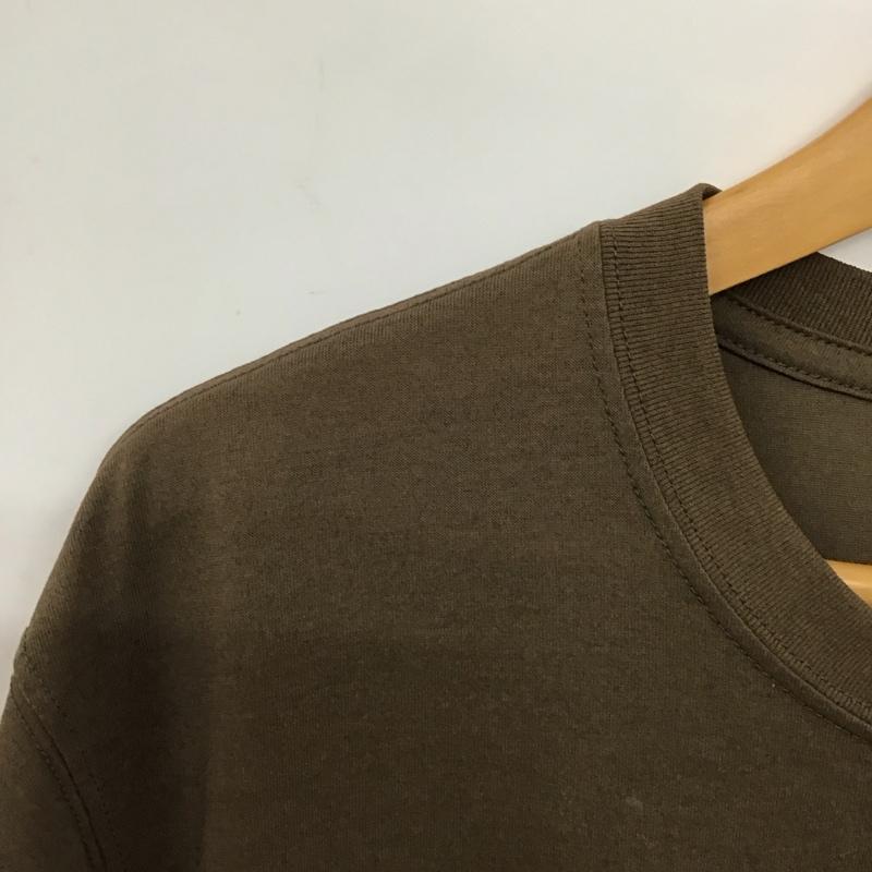 モンベル mont-bell Tシャツ 半袖 半袖カットソー プリントTシャツ クルーネックカットソー L プリント 茶 / ブラウン / brown メンズ USED 古着 中古 10153581