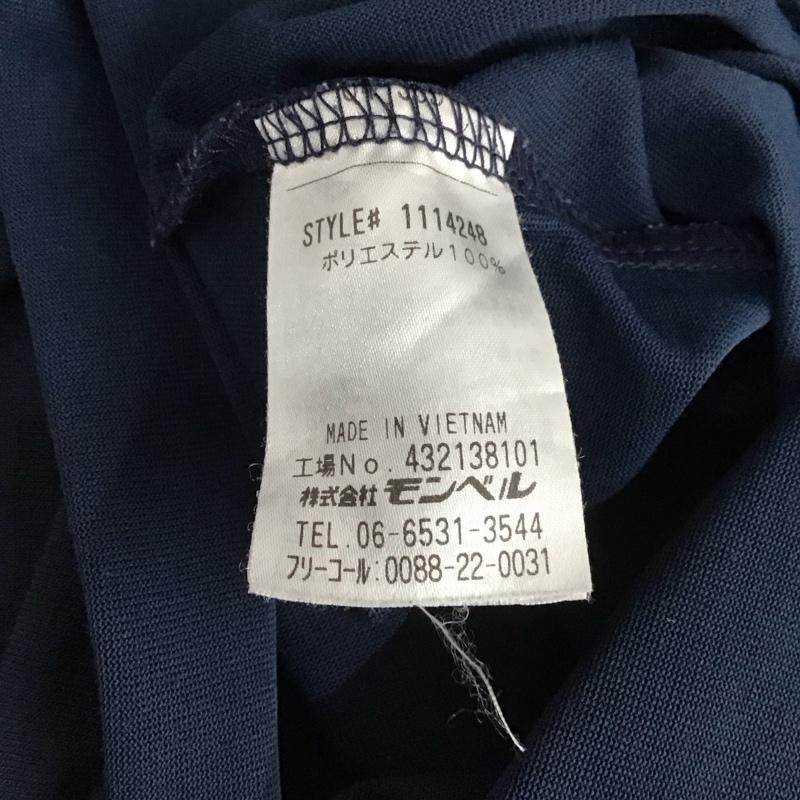 モンベル mont-bell Tシャツ 半袖 半袖カットソー プリントTシャツ クルーネックカットソー M プリント 紺 / ネイビー / navy メンズ USED 古着 中古 10153582