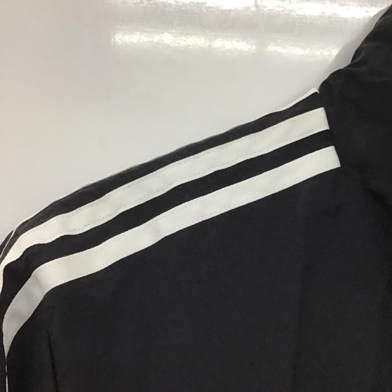 アディダス adidas ジャケット、上着 ジャンパー、ブルゾン gl7476 ウインドブレーカー ナイロンジャケット M ロゴ、文字 黒 / ブラック / black メンズ USED 古着 中古 10153583