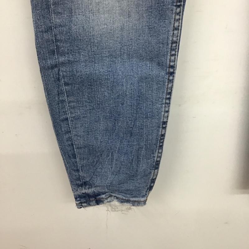 ザラ ZARA パンツ デニム、ジーンズ デニムパンツ スリムパンツ カジュアルパンツ ストレッチパンツ 42インチ ダメージ加工 インディゴ / インディゴ / Indigo メンズ USED 古着 中古 10153584