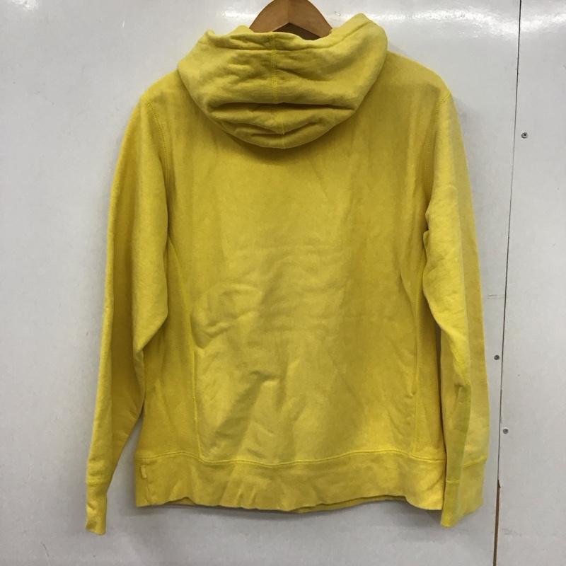 シュプリーム Supreme パーカー 長袖 長袖パーカー プルオーバーパーカー スウェット M ロゴ、文字 黄 / イエロー / yellow メンズ USED 古着 中古 10153585