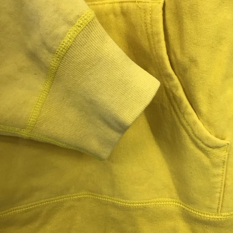 シュプリーム Supreme パーカー 長袖 長袖パーカー プルオーバーパーカー スウェット M ロゴ、文字 黄 / イエロー / yellow メンズ USED 古着 中古 10153585