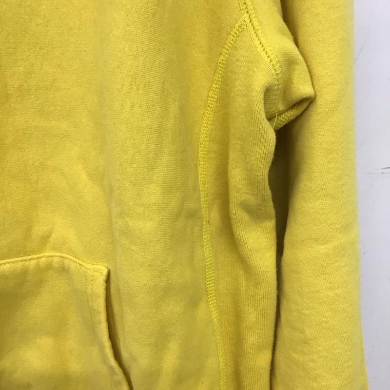 シュプリーム Supreme パーカー 長袖 長袖パーカー プルオーバーパーカー スウェット M ロゴ、文字 黄 / イエロー / yellow メンズ USED 古着 中古 10153585