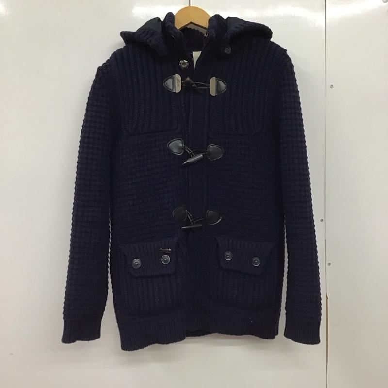 バーク BARK コート コート一般 001316178-0006 ダッフルコート アウター S 無地 紺 / ネイビー / navy メンズ USED 古着 中古 10153586
