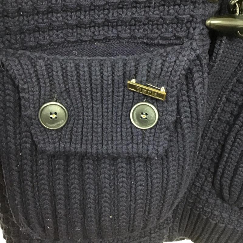 バーク BARK コート コート一般 001316178-0006 ダッフルコート アウター S 無地 紺 / ネイビー / navy メンズ USED 古着 中古 10153586