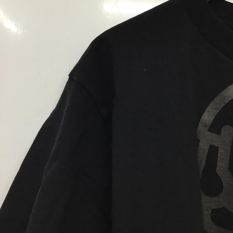 アベイシングエイプ A BATHING APE Tシャツ 半袖 半袖カットソー プリントTシャツ クルーネックカットソー babymilo L プリント 黒 / ブラック / black メンズ USED 古着 中古 10153589