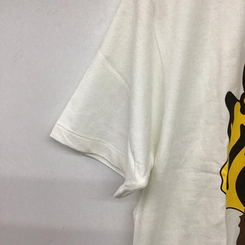 ベイプ BAPE Tシャツ 半袖 半袖カットソー プリントTシャツ クルーネックカットソー M プリント 白 / ホワイト / white メンズ USED 古着 中古 10153590