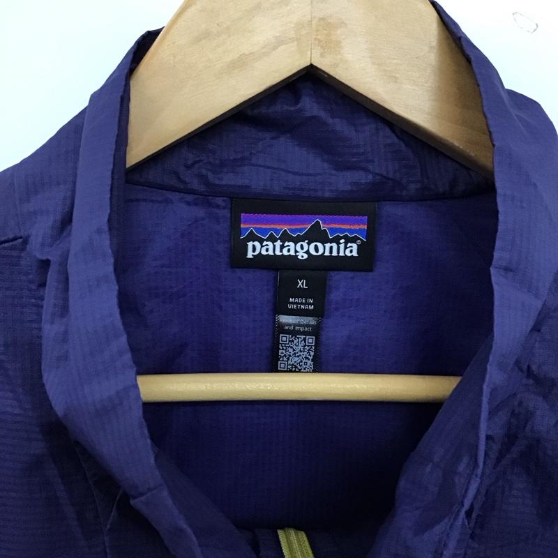 パタゴニア patagonia ジャケット、上着 ジャンパー、ブルゾン 23410sp25 フーディニスタッシュ ナイロンジャケット XL ロゴ、文字 青 / ブルー / blue メンズ USED 古着 中古 10153591