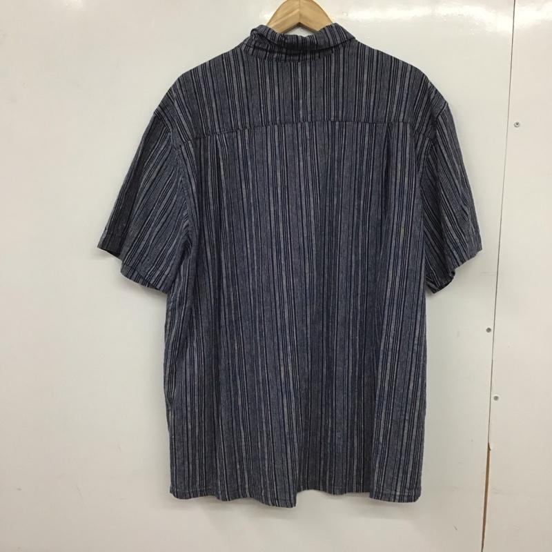 パタゴニア patagonia シャツ、ブラウス 半袖 半袖シャツ プリントシャツ ポケットシャツ XL ストライプ マルチカラー / マルチカラー / multicolor メンズ USED 古着 中古 10153592