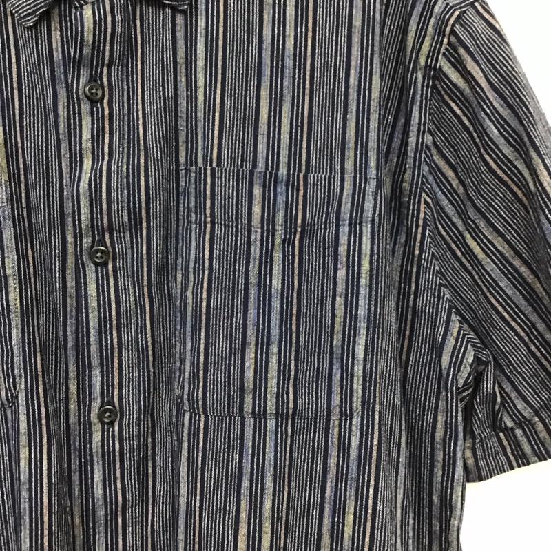パタゴニア patagonia シャツ、ブラウス 半袖 半袖シャツ プリントシャツ ポケットシャツ XL ストライプ マルチカラー / マルチカラー / multicolor メンズ USED 古着 中古 10153592