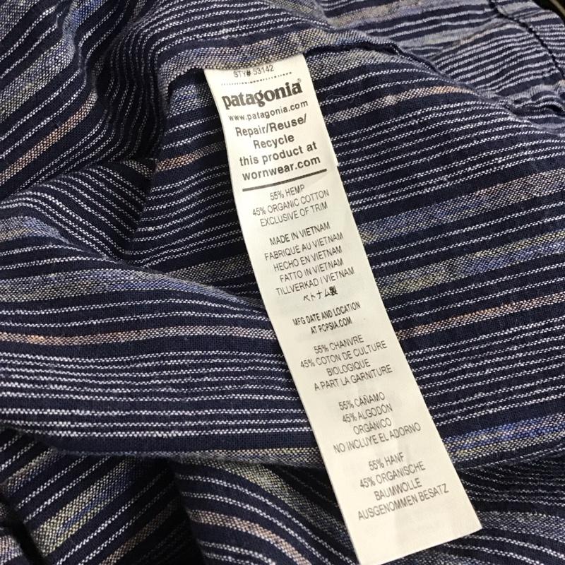 パタゴニア patagonia シャツ、ブラウス 半袖 半袖シャツ プリントシャツ ポケットシャツ XL ストライプ マルチカラー / マルチカラー / multicolor メンズ USED 古着 中古 10153592