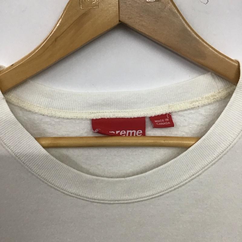 シュプリーム Supreme トレーナー 長袖 20SS CutoutboxLogoCrewneckBoxLogo XL ロゴ、文字 白 / ホワイト / white メンズ USED 古着 中古 10153594