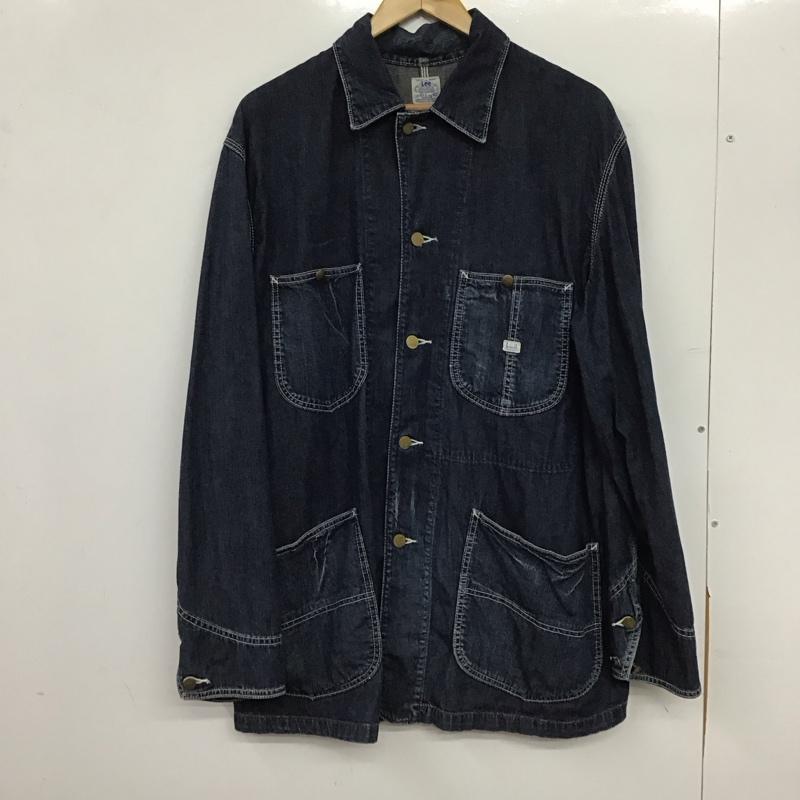 リー Lee ジャケット、上着 ジャケット、ブレザー 42 ロゴ、文字 インディゴ / インディゴ / Indigo メンズ USED 古着 中古 10153595