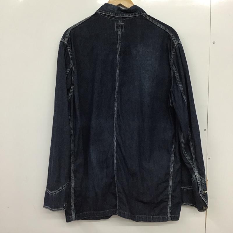 リー Lee ジャケット、上着 ジャケット、ブレザー 42 ロゴ、文字 インディゴ / インディゴ / Indigo メンズ USED 古着 中古 10153595