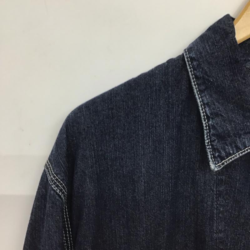 リー Lee ジャケット、上着 ジャケット、ブレザー 42 ロゴ、文字 インディゴ / インディゴ / Indigo メンズ USED 古着 中古 10153595