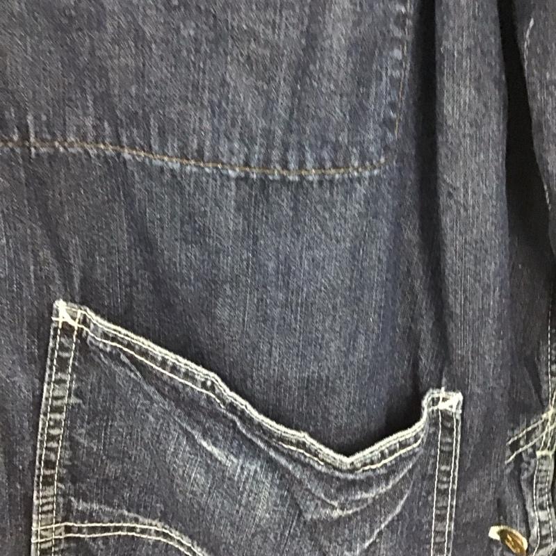 リー Lee ジャケット、上着 ジャケット、ブレザー 42 ロゴ、文字 インディゴ / インディゴ / Indigo メンズ USED 古着 中古 10153595