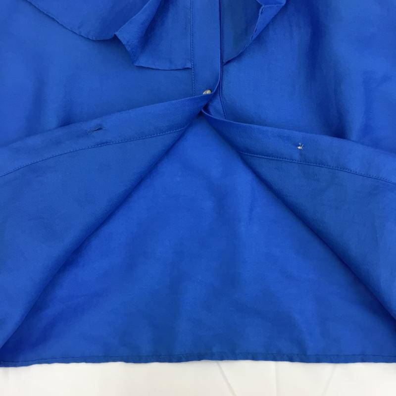ショコラ フィネ ローブ chocol raffine robe シャツ、ブラウス 半袖 FREE 無地 青 / ブルー / blue レディース USED 古着 中古 10153598