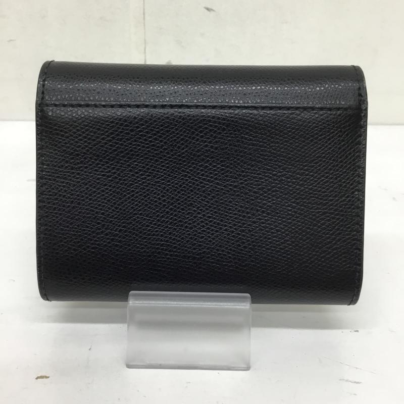 フルラ FURLA 財布 二つ折り ロゴ、文字 黒 / ブラック / black レディース USED 古着 中古 10153602