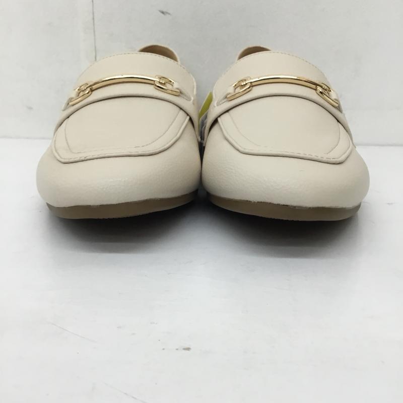 グローバルワーク GLOBAL WORK ローファー ローファー GW823030PD L 無地 アイボリー / アイボリー / レディース USED 古着 中古 10153604