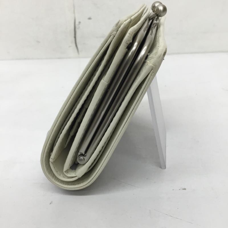 アニエス・ベー agnes b. 財布 二つ折り ロゴ、文字 黒 / ブラック / black レディース USED 古着 中古 10153605