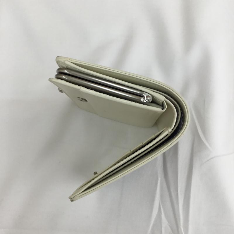 アニエス・ベー agnes b. 財布 二つ折り ロゴ、文字 黒 / ブラック / black レディース USED 古着 中古 10153605