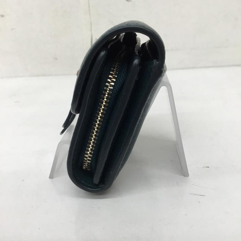 ケイト・スペード ニューヨーク kate spade new york 財布 二つ折り ロゴ、文字 緑 / グリーン / green レディース USED 古着 中古 10153606