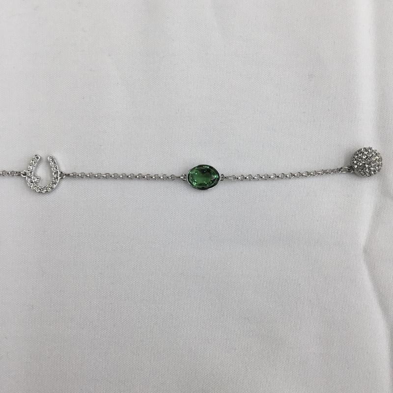 スワロフスキー SWAROVSKI アクセサリー ブレスレット、バングル ロゴ、文字 銀 / シルバー / silver color レディース USED 古着 中古 10153607