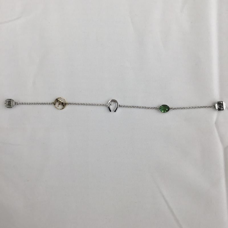 スワロフスキー SWAROVSKI アクセサリー ブレスレット、バングル ロゴ、文字 銀 / シルバー / silver color レディース USED 古着 中古 10153607