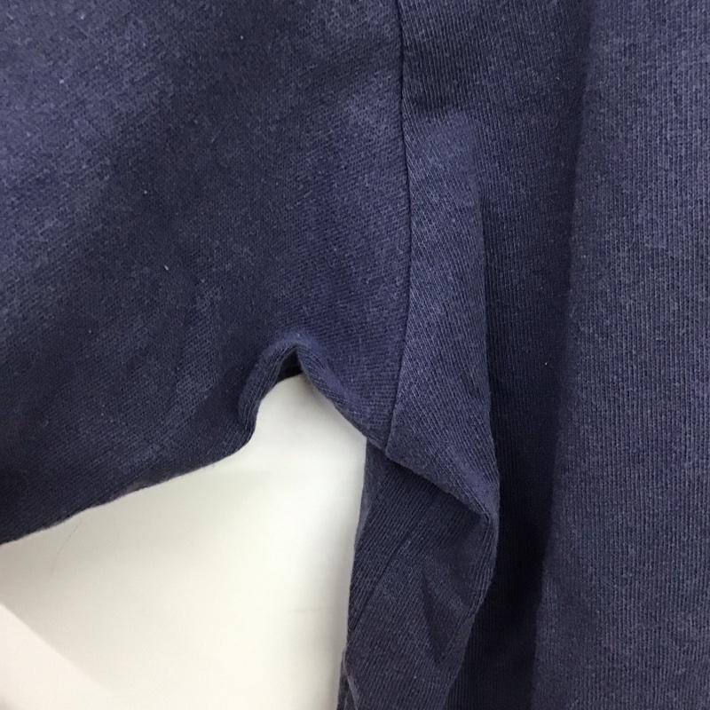 チャンピオン Campion Tシャツ 半袖 半袖カットソー プリントTシャツ クルーネックカットソー L ロゴ、文字 紺 / ネイビー / navy メンズ USED 古着 中古 10153608
