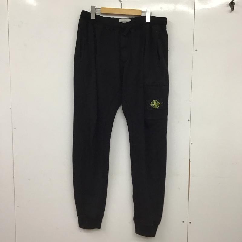 ストーンアイランド STONE ISLAND パンツ ワークパンツ、ペインターパンツ スウェット スリムパンツ カジュアルパンツ L 無地 黒 / ブラック / black メンズ USED 古着 中古 10153612