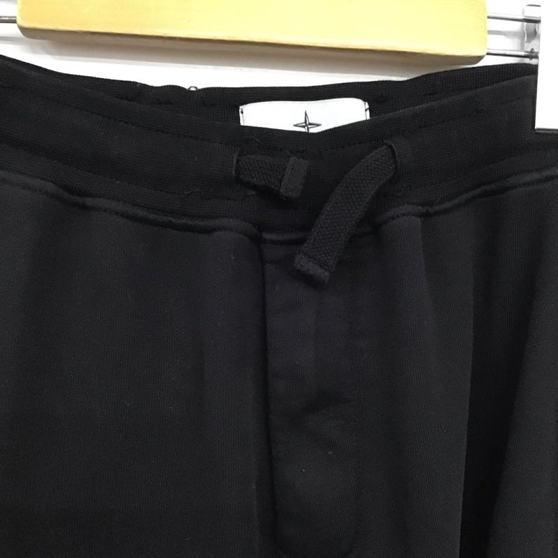 ストーンアイランド STONE ISLAND パンツ ワークパンツ、ペインターパンツ スウェット スリムパンツ カジュアルパンツ L 無地 黒 / ブラック / black メンズ USED 古着 中古 10153612