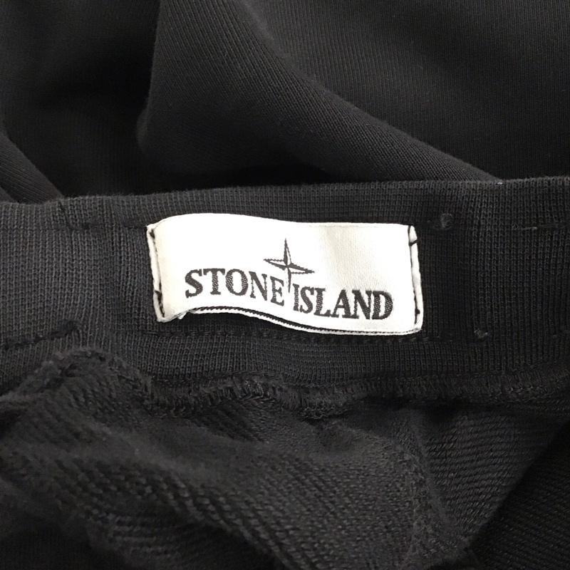 ストーンアイランド STONE ISLAND パンツ ワークパンツ、ペインターパンツ スウェット スリムパンツ カジュアルパンツ L 無地 黒 / ブラック / black メンズ USED 古着 中古 10153612