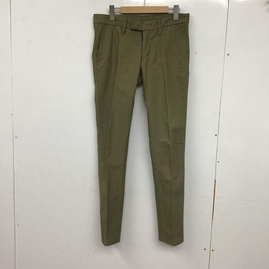 プレッジ Pledge パンツ スラックス スラックス スリムパンツ カジュアルパンツ ストレッチパンツ 46インチ 無地 カーキ / カーキ / khaki メンズ USED 古着 中古 10153613