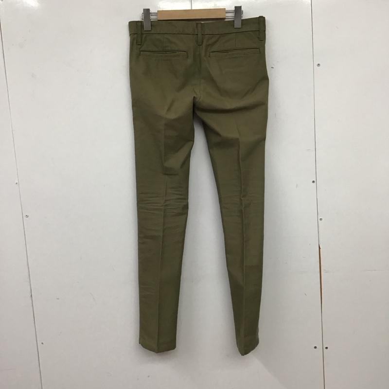 プレッジ Pledge パンツ スラックス スラックス スリムパンツ カジュアルパンツ ストレッチパンツ 46インチ 無地 カーキ / カーキ / khaki メンズ USED 古着 中古 10153613