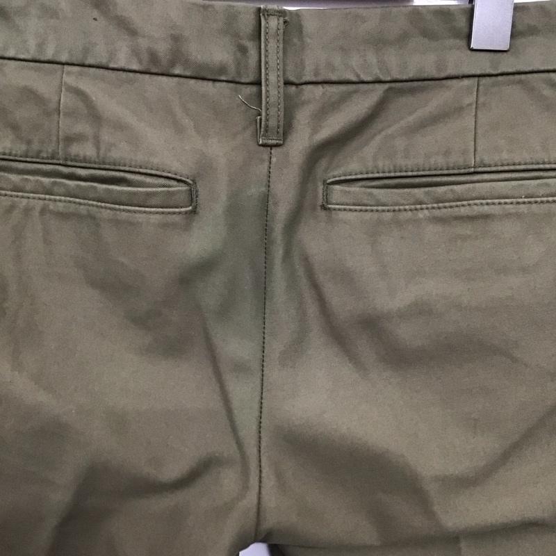 プレッジ Pledge パンツ スラックス スラックス スリムパンツ カジュアルパンツ ストレッチパンツ 46インチ 無地 カーキ / カーキ / khaki メンズ USED 古着 中古 10153613