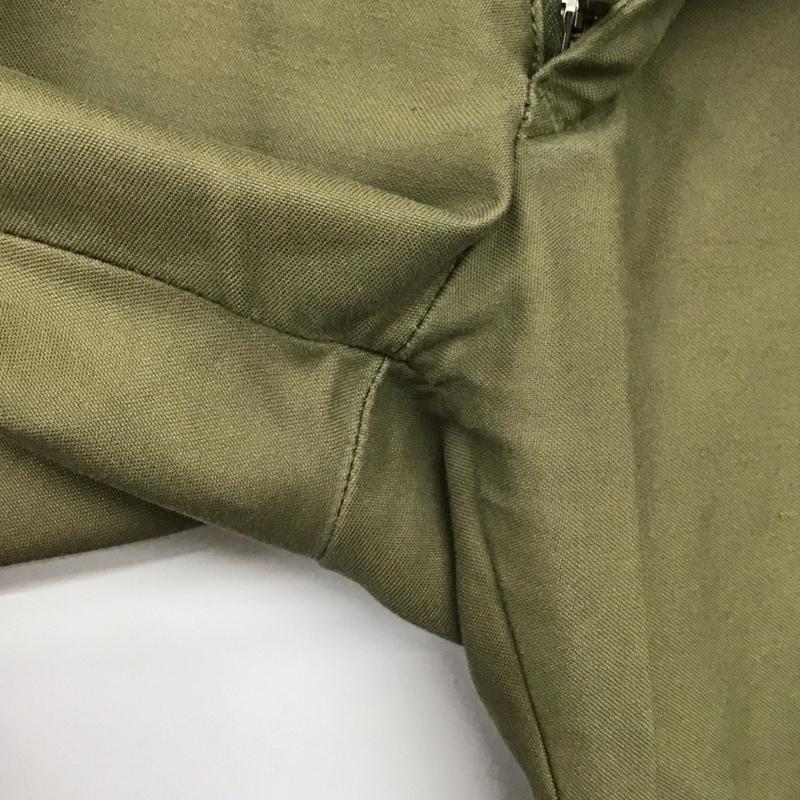 プレッジ Pledge パンツ スラックス スラックス スリムパンツ カジュアルパンツ ストレッチパンツ 46インチ 無地 カーキ / カーキ / khaki メンズ USED 古着 中古 10153613