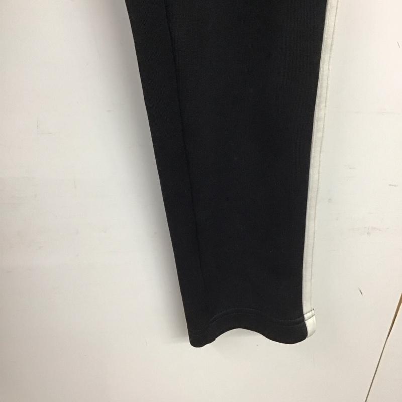 アディダス adidas パンツ ワークパンツ、ペインターパンツ トラックパンツ ジャージ スリムパンツ M ロゴ、文字 黒 / ブラック / black メンズ USED 古着 中古 10153616