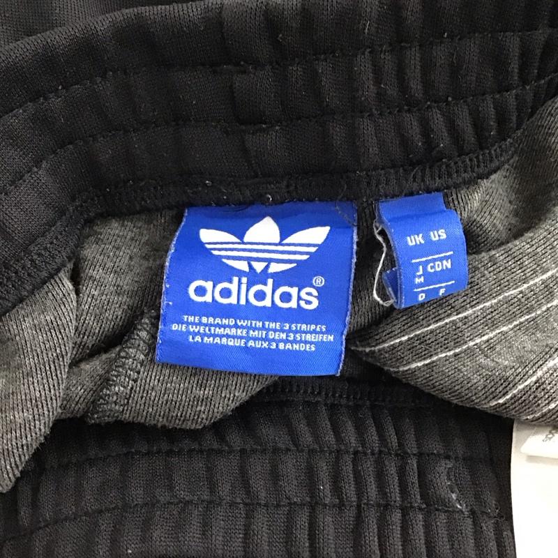アディダス adidas パンツ ワークパンツ、ペインターパンツ トラックパンツ ジャージ スリムパンツ M ロゴ、文字 黒 / ブラック / black メンズ USED 古着 中古 10153616