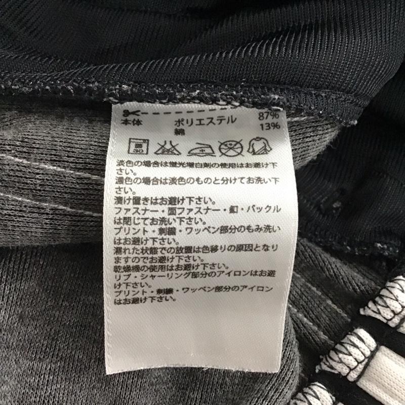 アディダス adidas パンツ ワークパンツ、ペインターパンツ トラックパンツ ジャージ スリムパンツ M ロゴ、文字 黒 / ブラック / black メンズ USED 古着 中古 10153616