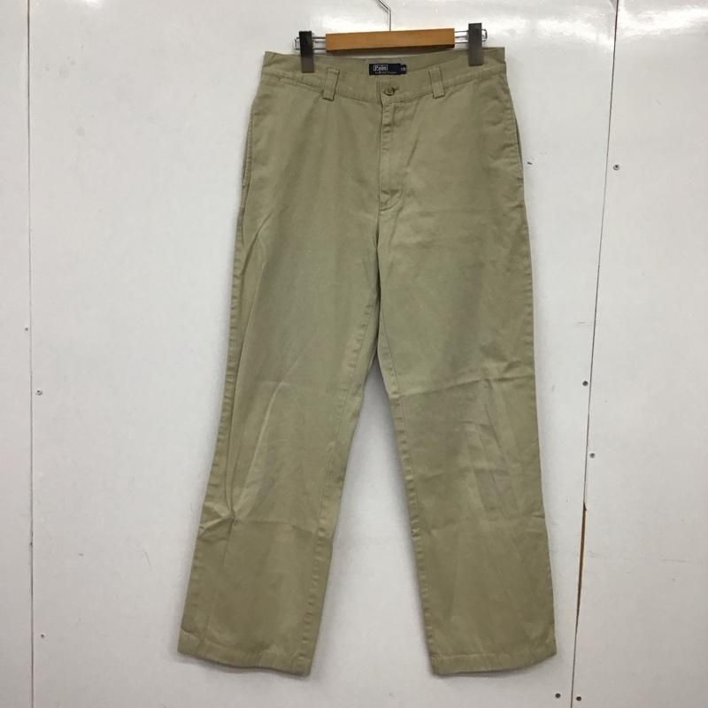 ポロバイラルフローレン Polo by RALPH LAUREN パンツ チノパン チノパン ワイドパンツ カジュアルパンツ 無地 ベージュ / ベージュ / beige メンズ USED 古着 中古 10153618
