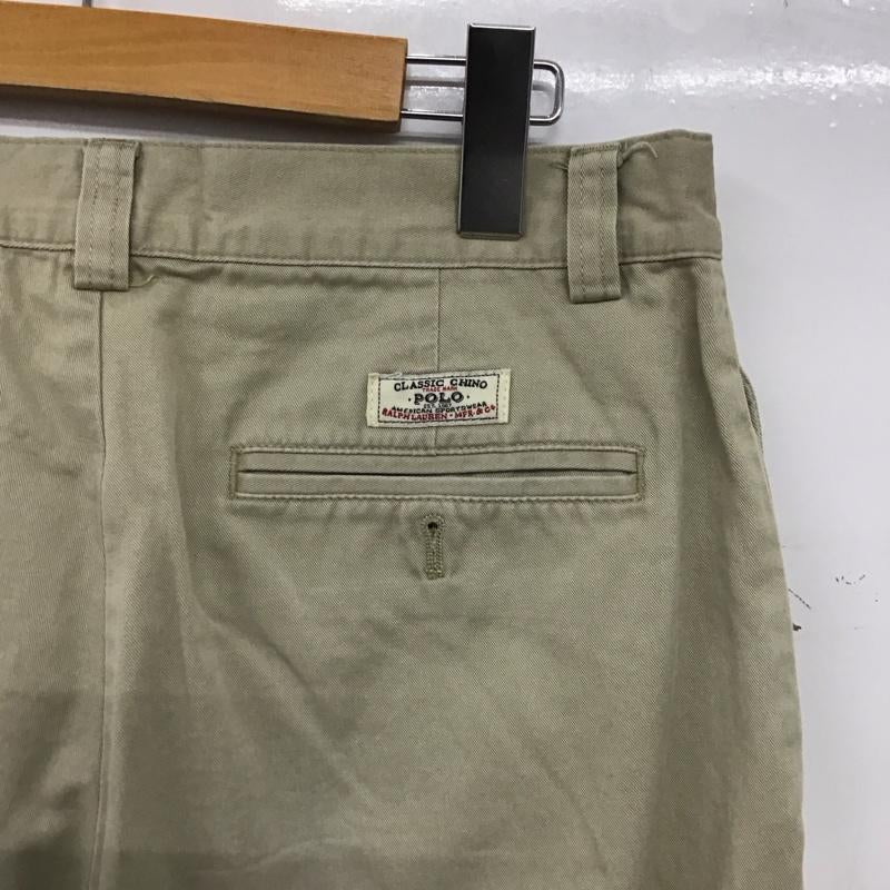 ポロバイラルフローレン Polo by RALPH LAUREN パンツ チノパン チノパン ワイドパンツ カジュアルパンツ 無地 ベージュ / ベージュ / beige メンズ USED 古着 中古 10153618
