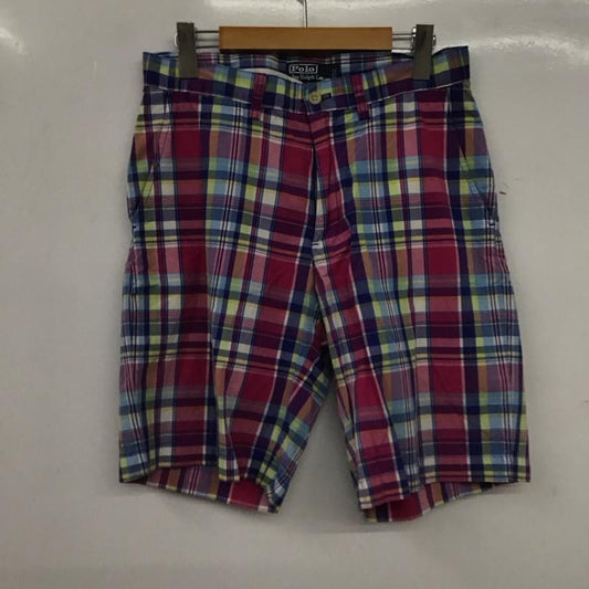 ポロバイラルフローレン Polo by RALPH LAUREN パンツ ショートパンツ ハーフパンツ ショートパンツ カジュアルパンツ 30インチ チェック マルチカラー / マルチカラー / multicolor メンズ USED 古着 中古 10153619
