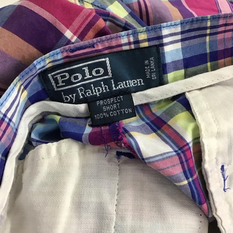 ポロバイラルフローレン Polo by RALPH LAUREN パンツ ショートパンツ ハーフパンツ ショートパンツ カジュアルパンツ 30インチ チェック マルチカラー / マルチカラー / multicolor メンズ USED 古着 中古 10153619