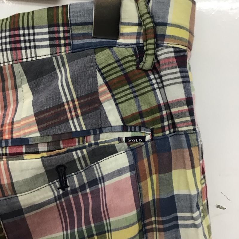ポロラルフローレン POLO RALPH LAUREN パンツ ショートパンツ ショートパンツ ハーフパンツ カジュアルパンツ 30インチ チェック マルチカラー / マルチカラー / multicolor メンズ USED 古着 中古 10153621